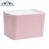 收纳箱四件套塑料整理衣服物宿舍桌面收纳盒玩具大小号零食储物箱 三维工匠