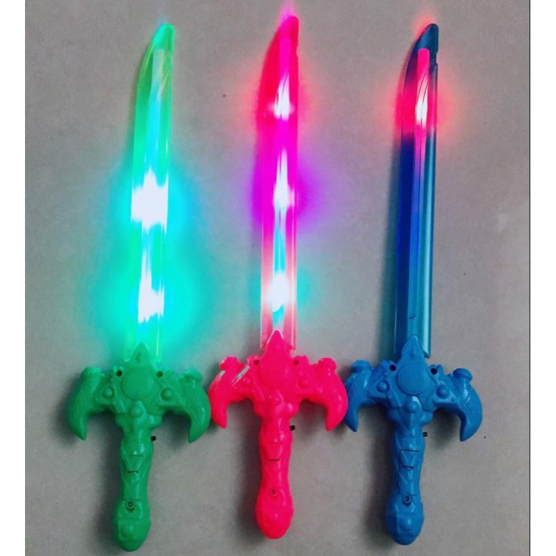 夜市摆摊神器网红摆摊货源夜市广场小孩户外货源 七彩小剑10个-493