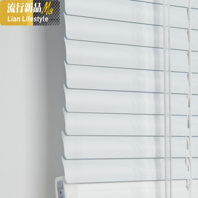 免打孔加厚铝合金百叶窗帘全遮光卷帘升降可定制办公室厨房卫生间 三维工匠