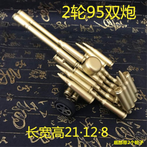 墨申创意弹壳工艺品壳工艺品飞机坦克模型摆件弹壳焊接喷漆退役收藏纪念品礼物