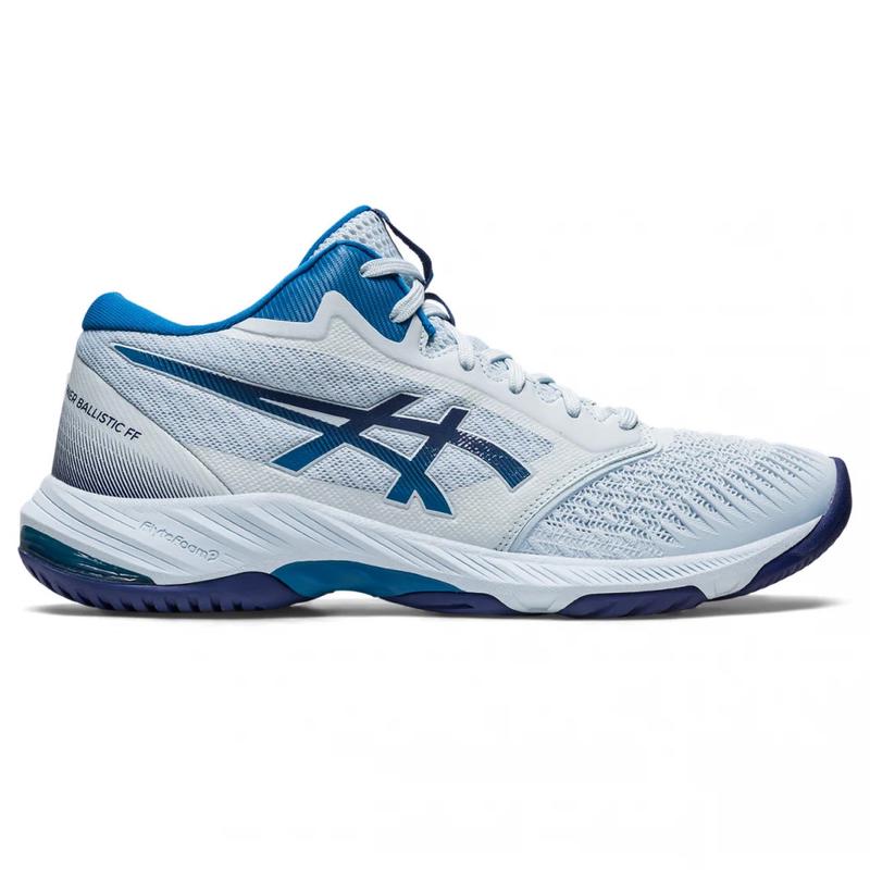 亚瑟士(ASICS)排球鞋男子专业缓震耐磨快移响应训练运动鞋浅蓝色