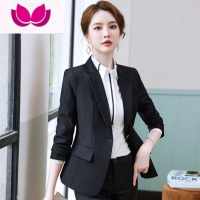 七斓西装正装女职业套装时尚气质女范小个子西装外套工作服工装