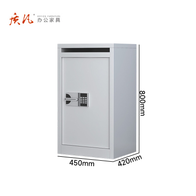 苏宁 质凡 办公家具 办公文件待销柜单节国保密码锁(内置铁框)/ZF-BMG109/450*420*800mm