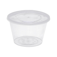 优彩嘉 一次性餐盒 圆碗透明 500ML*450套 CH-02 箱