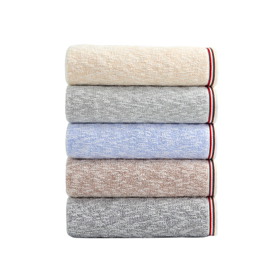 洁玉 铭玉竹棉加厚毛巾110g*2条袋装 DSJ4-035F+2 米色+棕色