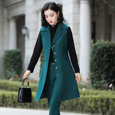 马甲女秋季外穿2019新款无袖外套韩版宽松百搭修身显瘦黑色马夹OL背心