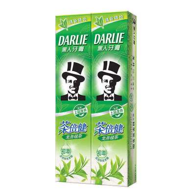 黑人-牙膏茶倍健龙井绿茶清新口气护龈防蛀健齿清洁