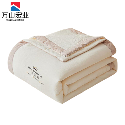 万山宏业 全棉夏凉被空调被 PZ-018 条