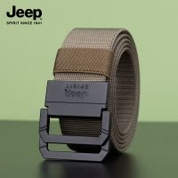 JEEP SPIRIT吉普双环扣皮带帆布弹力男腰带多色可选2022夏新