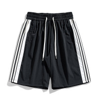 男装大码冰丝五分裤夏季新款短裤胖子加肥加大休闲运动宽松男裤子