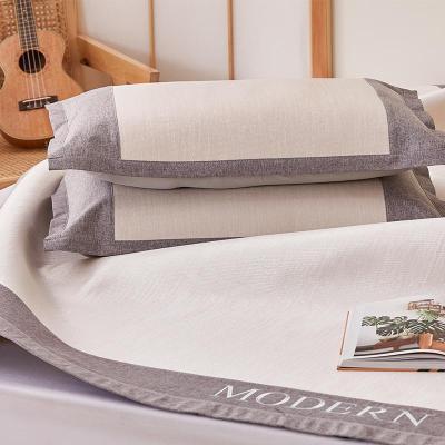 家柏饰(CORATED)夏季冰丝凉席三件套1.8m床席子1.5米可水洗折叠夏凉席1.2空调软席