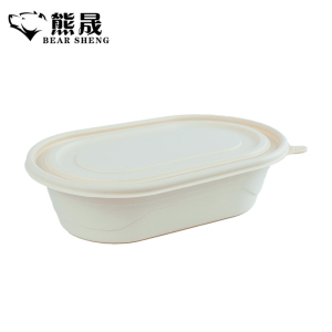 熊晟 一次性环保沙拉盒 700ml 400个/箱