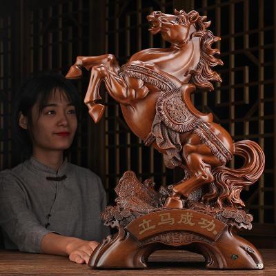 美帮汇马摆件马到成功工艺品办公室桌面装饰品公司商务开业礼品