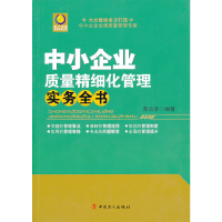 音像中小企业质量精细化管理实务全书黄治淮 编著