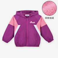 [直降价:69元]铅笔俱乐部童装秋冬新款女童外套儿童加绒上衣中小童厚款风衣