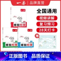 [衔接套装]语文+数学+英语 小学三年级 [正版]25语文数学英语寒假作业衔接训练 阅读囗算练字帖 语文数学寒假训练语文