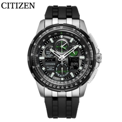 国行西铁城（CITIZEN）手表光动能多局电波空中之鹰系列霸气商务休闲男表JY8051-08E