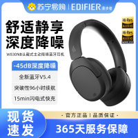 EDIFIER/漫步者W830NB蓝牙5.4耳机头戴式主动降噪无线耳麦运动游戏高音质2024新款W820NB 云影灰