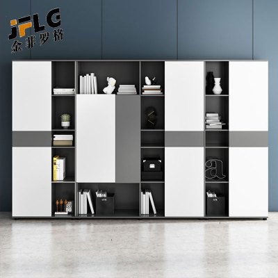 金菲罗格办公柜书柜木质背景收纳柜