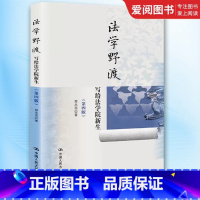法学野渡 第四版 [正版]法学野渡 第四版 中国人民大学出版社 写给法学院新生 郑永流 法学入门读本启蒙读物 法律人如何