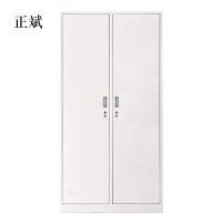 正斌加厚二门钢制更衣柜员工柜铁皮职工储物柜带锁存包柜鞋柜多门柜子二门钢制更衣柜