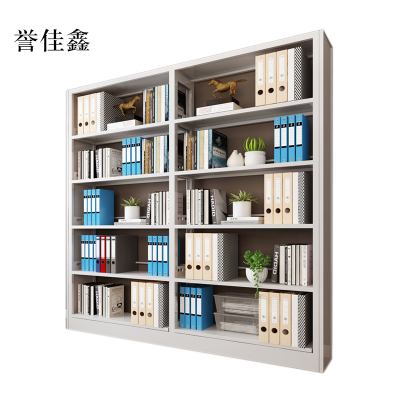 誉佳鑫钢制置物架图书馆单双面书店阅览室货架档案架资料架单面一列二