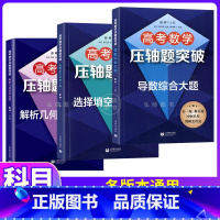 3本套 全国通用 [正版]高考数学压轴题突破解析几何综合大题选择填空压轴小题导数综合大题必刷题2024高考数学题型与技巧