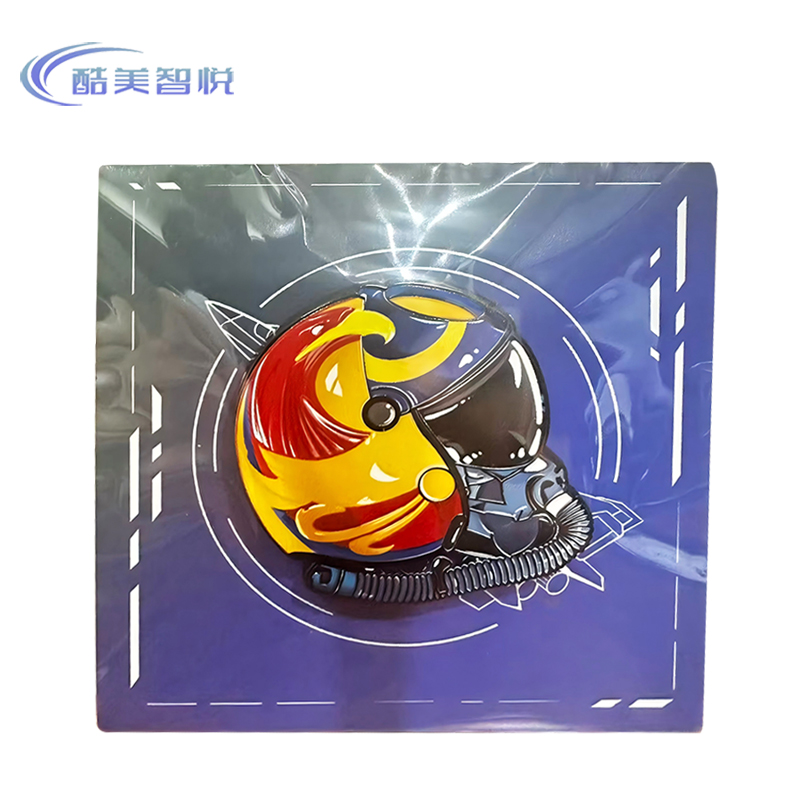 酷美智悦 金属头盔冰箱贴(烤漆) 8*8cm 个