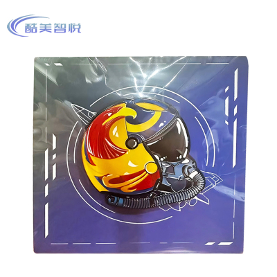 酷美智悦 长春航展纪念品金属头盔冰箱贴(烤漆) 8*8cm 个