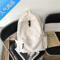FENGHOU书包男大学生时尚潮流ins无印情侣大容量简约15.6寸电脑女双肩包学生书包