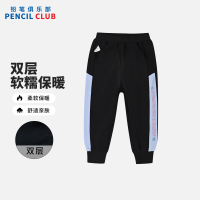 [1件3折]铅笔俱乐部童装秋新款女小童长裤儿童双层加厚运动裤宝宝裤子