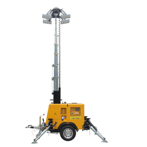 欧辉照明 (OHUIZAOMIN) OHSY6840 液压支腿 LED 4×350W 液压升降移动照明灯塔