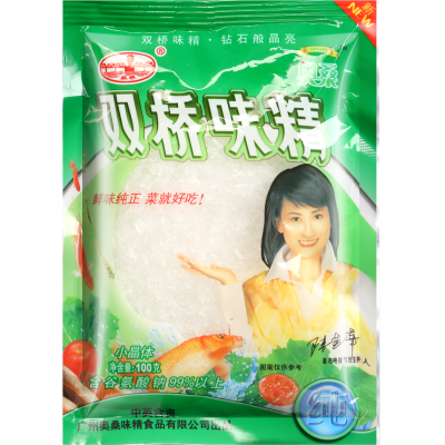双桥味精 小晶100g/袋 炒菜煲汤增鲜 厨房调味料厂家直销味精调料