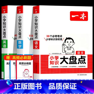 人手一套[语文+数学+英语]知识大盘点 小学通用 [正版]2025小学知识大盘点语文数学英语基础知识大全四五六年级考试总