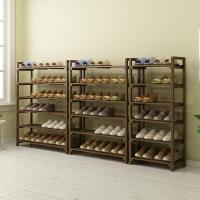 森美人鞋架多层简易防尘家用经济型组装家里人口小鞋柜实木多功能