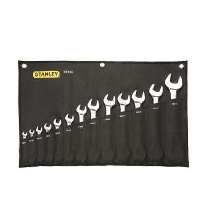 史丹利(STANLEY) 13件套公制 精抛光双开口扳手 93-613-22