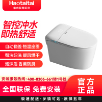Haotaitai智能马桶H24LZ01S智控冲水 即热舒适自动翻盖 恒温座圈臀洗妇洗 暖风烘干泡沫盾 香薰防臭