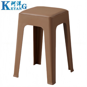 珂洋 塑料凳 软包(棕色) 个