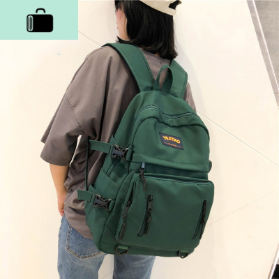 时尚潮流书包森系大容量ins风双肩包女韩版高中男大学生校园背包NEW LAKE