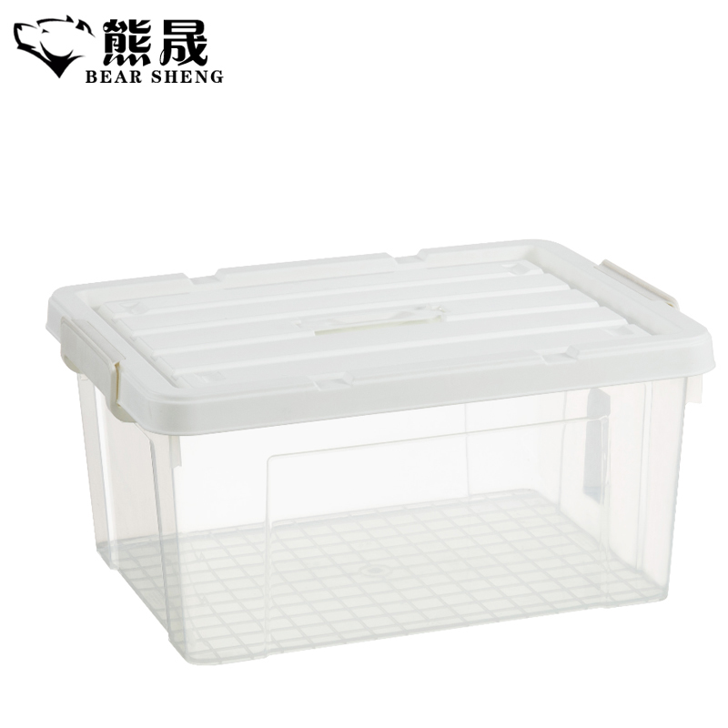 熊晟 收纳箱 H40升白/个