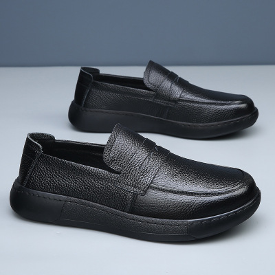 2026春季韩版潮低帮休闲鞋子复古运动透气新款休闲鞋男镂空豆豆鞋