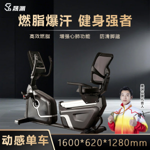 晟渊 卧式健身车动感单车家用健身自行车 YT-8407