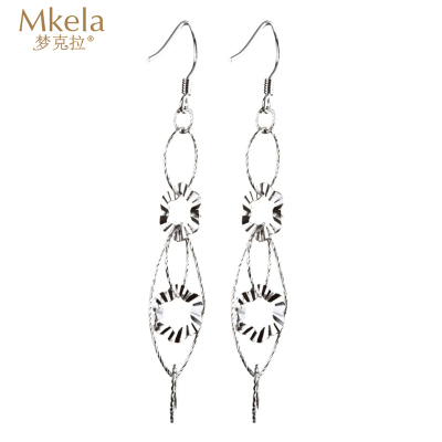 梦克拉Mkela 银耳坠长款女 随风 波西米亚风 银耳钉