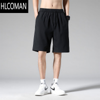 HLCOMAN夏季薄款短裤男生宽松百搭休闲裤速干沙滩裤户外运动透气五分裤子