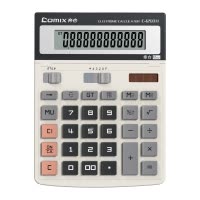 齐心 C-1200H 舒视办公计算器 白 单个装