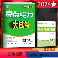 数学 九年级下 [正版]江苏版2024春 亮点给力大试卷九年级下册数学苏科版SK 初三9年级数学下苏教版同步跟踪检测单元