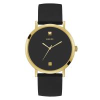 GUESS时尚欧美女款黑色超新星石英腕表简约优雅设计