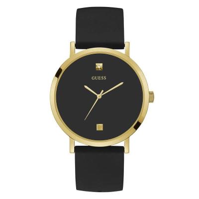 GUESS时尚欧美女款黑色超新星石英腕表简约优雅设计