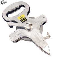 有成鑫 50m 钢架尺不锈钢钢卷尺手摇架子尺 把