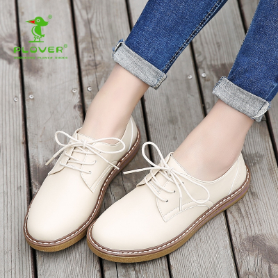 啄木鸟plover2021新品年四季法式小鞋百搭方头浅口职业工作单鞋女